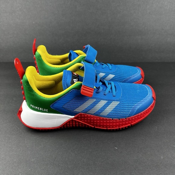 New Adidas Lego X running sport unisex kids size 5.5 lace up tennis shoes - Picture 4 of 11